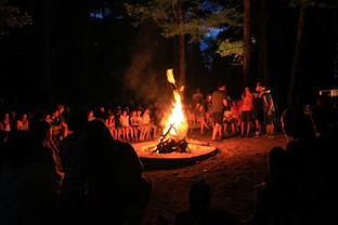 篝火营地（篝火营地，夜晚的温暖与故事的起点）